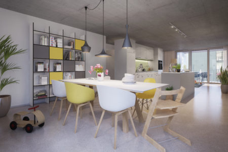 Visualisierung Esszimmer